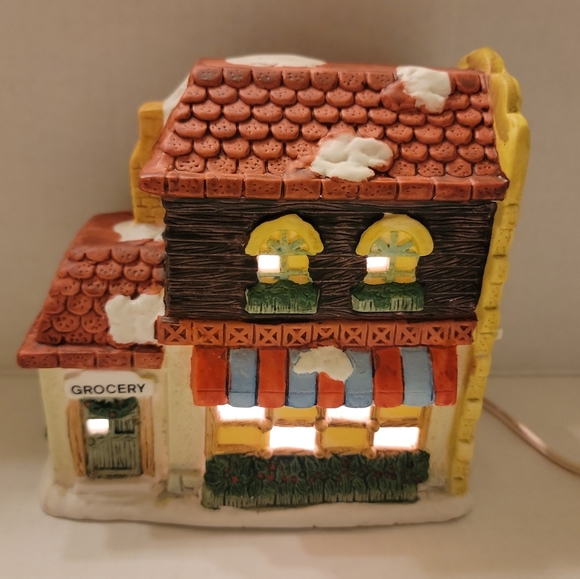 Vintage 1994 Victorian Village Collectibles Hand Painted "Grocery Store" - Picture 8 of 8